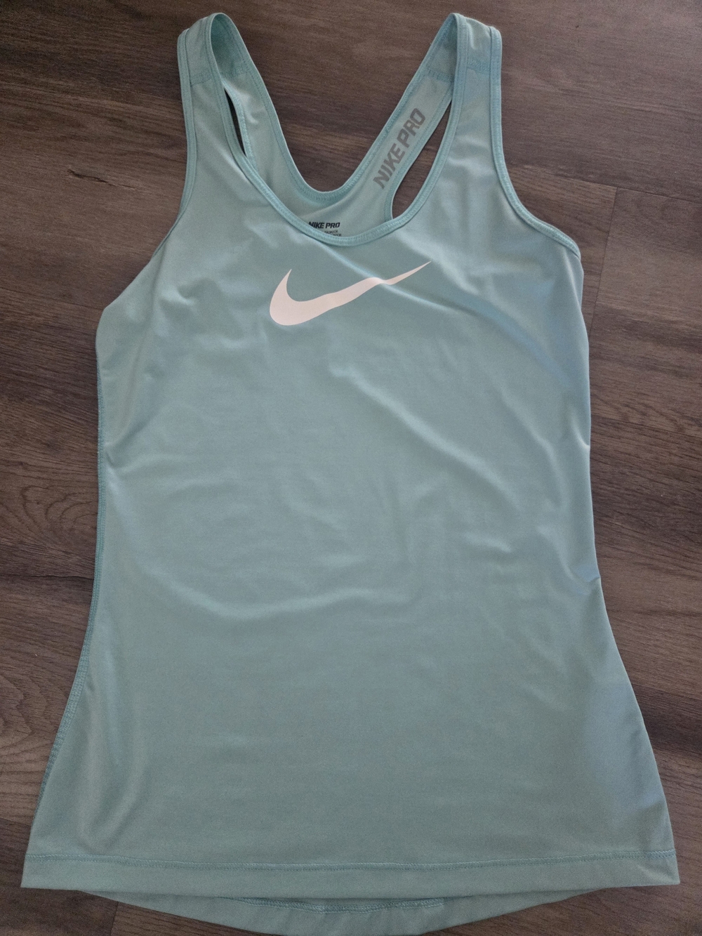 Bundle Of 2 Nike Pro Dri-Fit Active Racerback Tank Tops Sz S Teal Yellow - Picture 3 of 10
